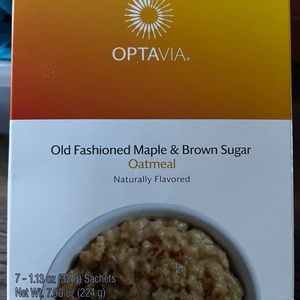 Optavia oatmeal. Maple and brown sugar. 7 packets